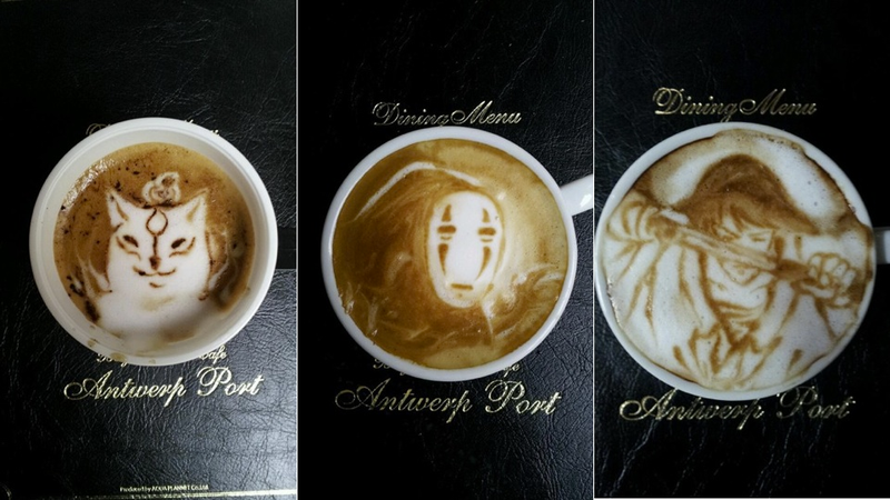 Illustration for article titled This Guy's Geeky Latte Art Will Blow Your Mind